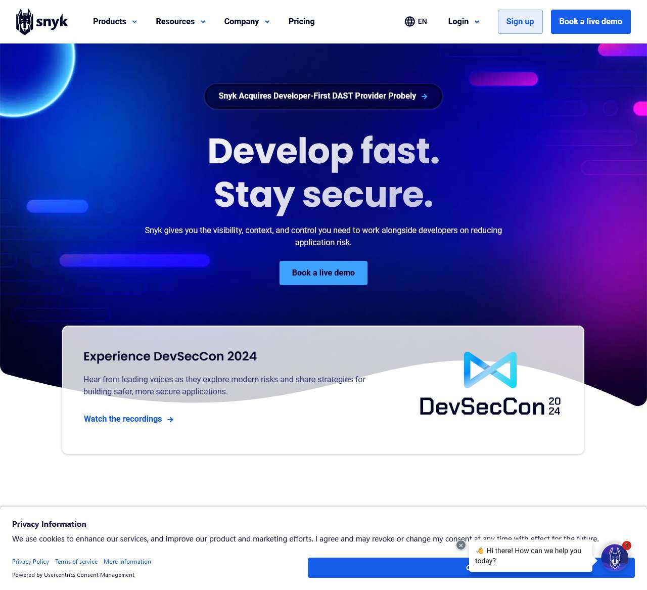 Snyk Enable Developers To Build Securely From The Start While Giving