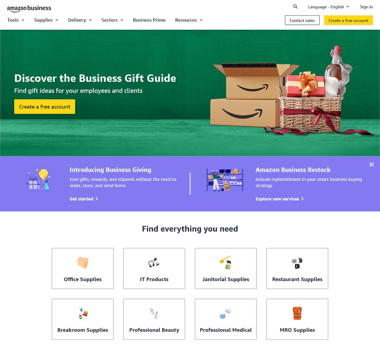 amazon business