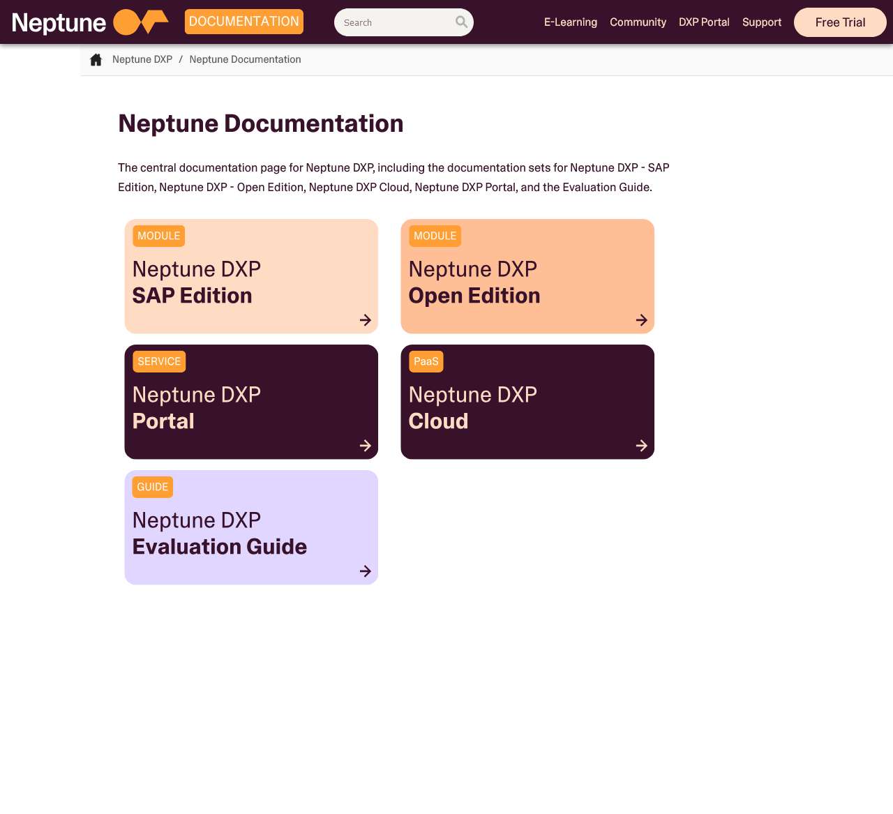 Neptune Documentation | Neptune DXP Documentation