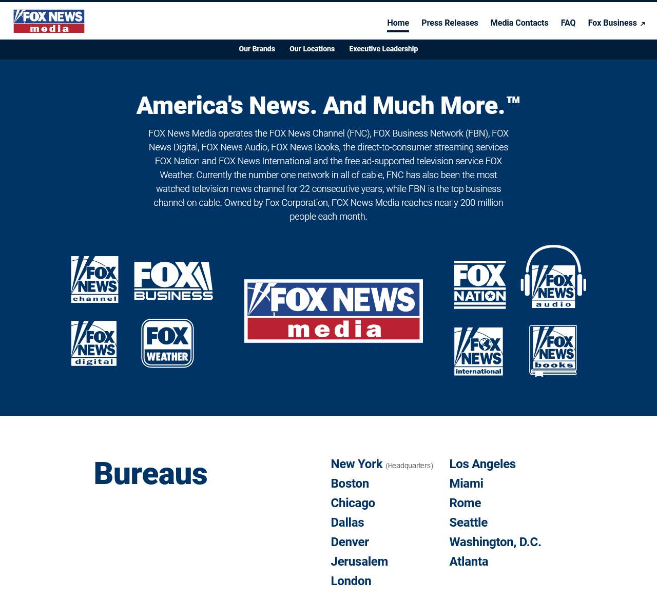 Fox News Channel,media Relations 