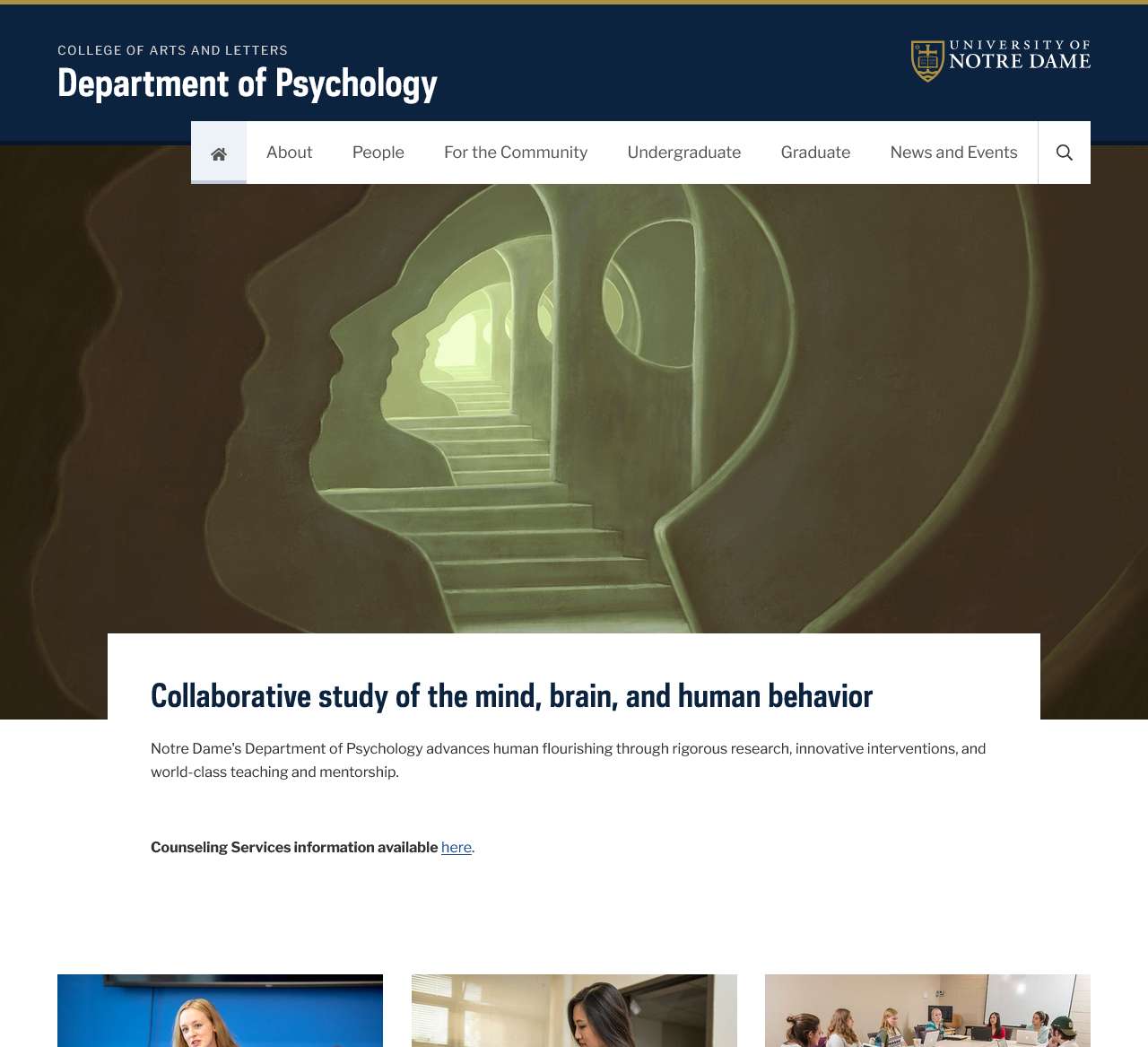 Department of Psychology