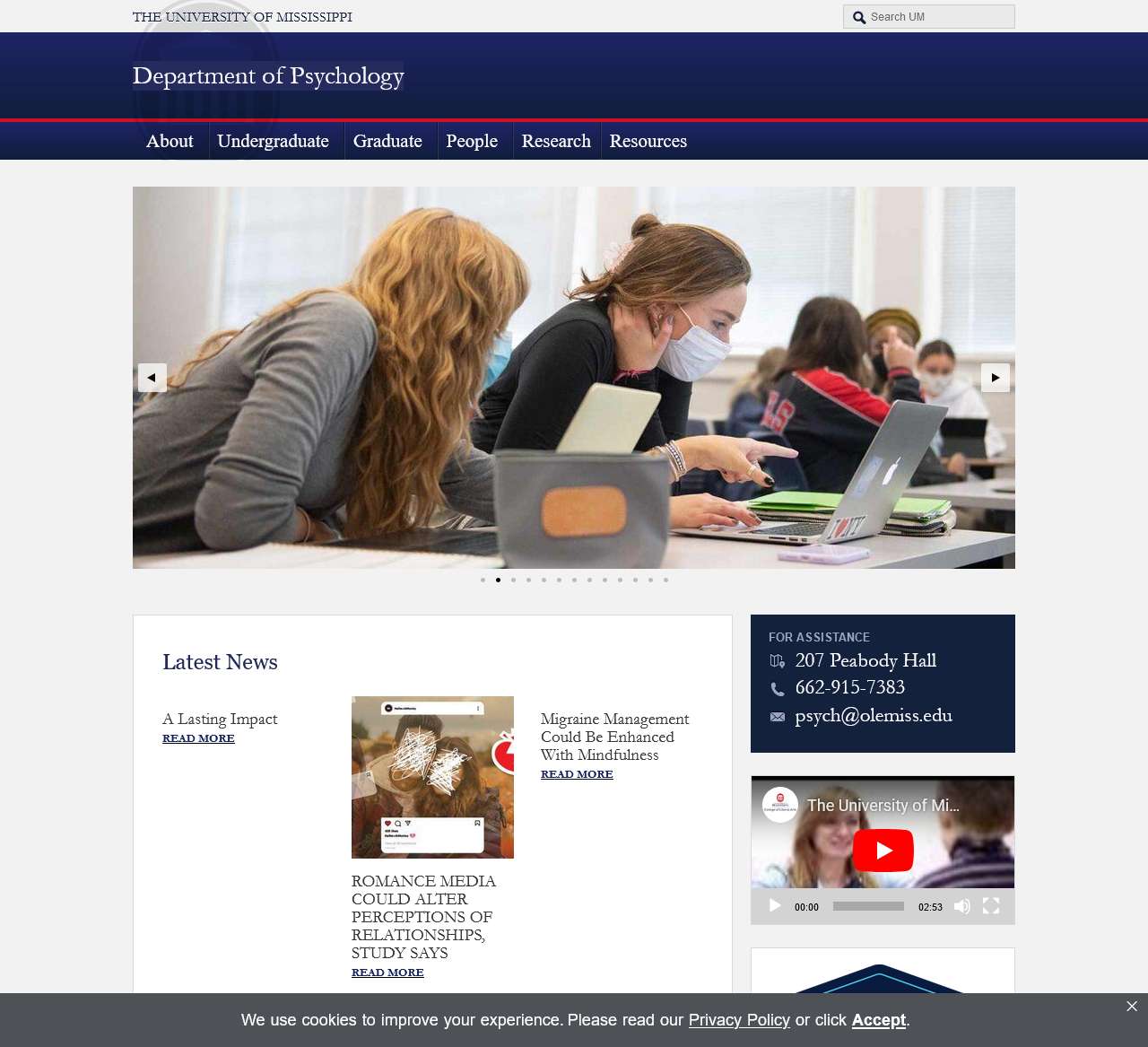 Department of Psychology