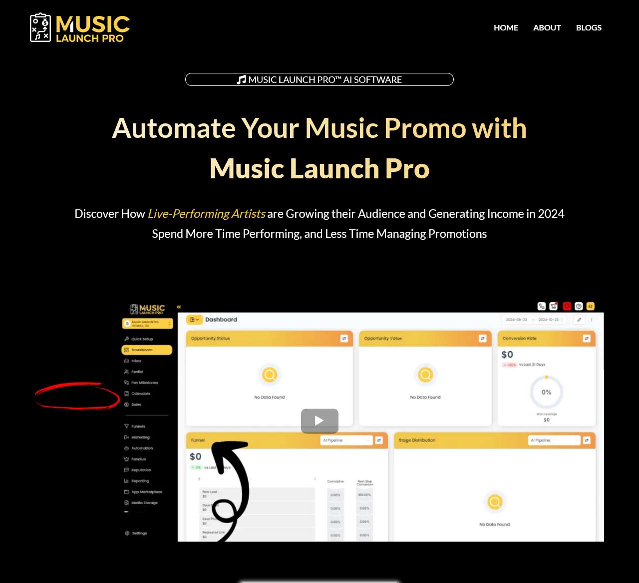 Music Launch Pro - AI Software