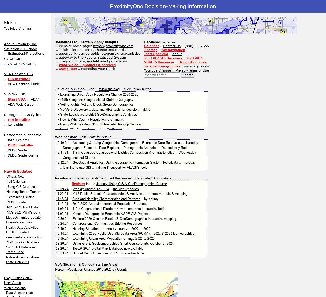 ProximityOne .. resources to create & apply insights