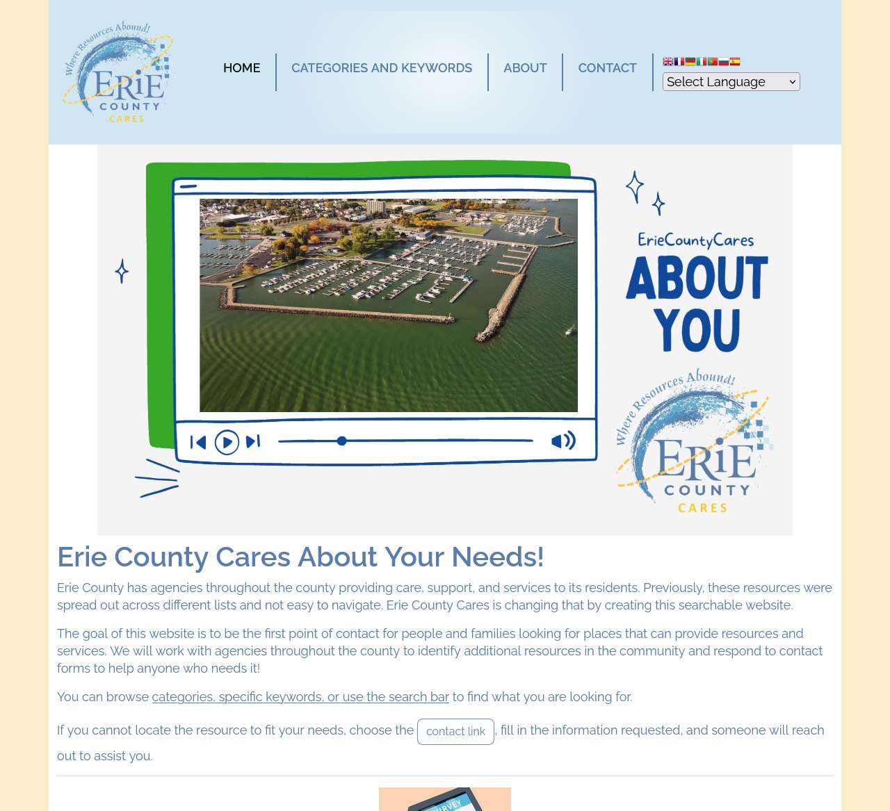 Erie County Cares: Where Resources Abound!