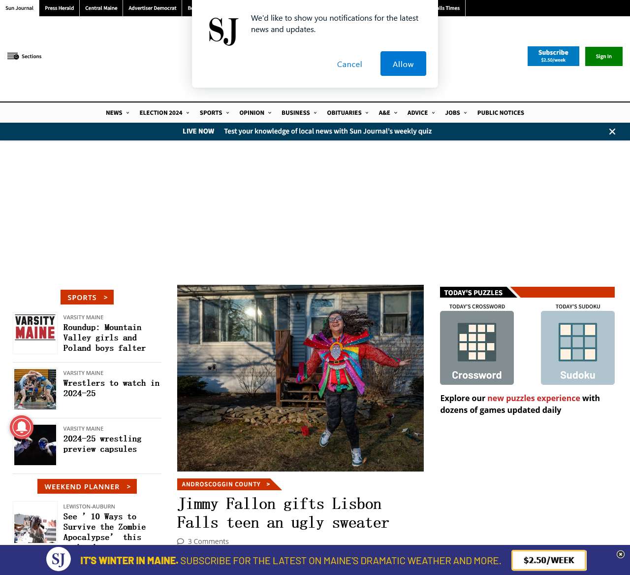 Lewiston Sun Journal