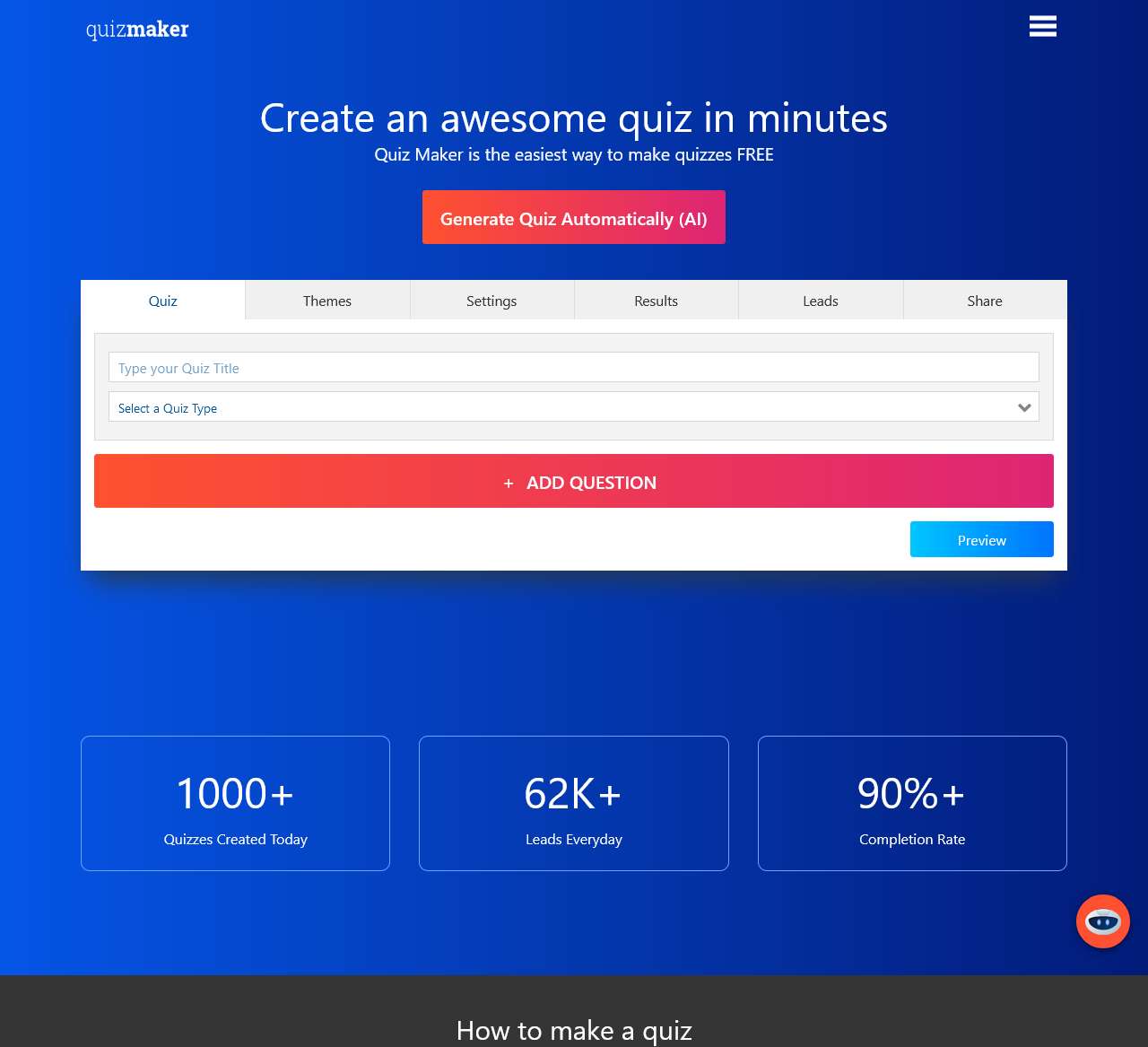 Quiz Maker | Make Free Online Quizzes in Minutes